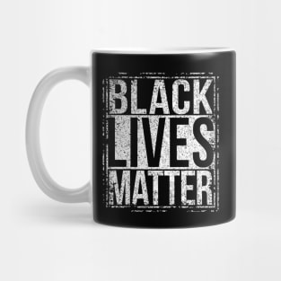 Black Lives Matter textured printed front and back Mug